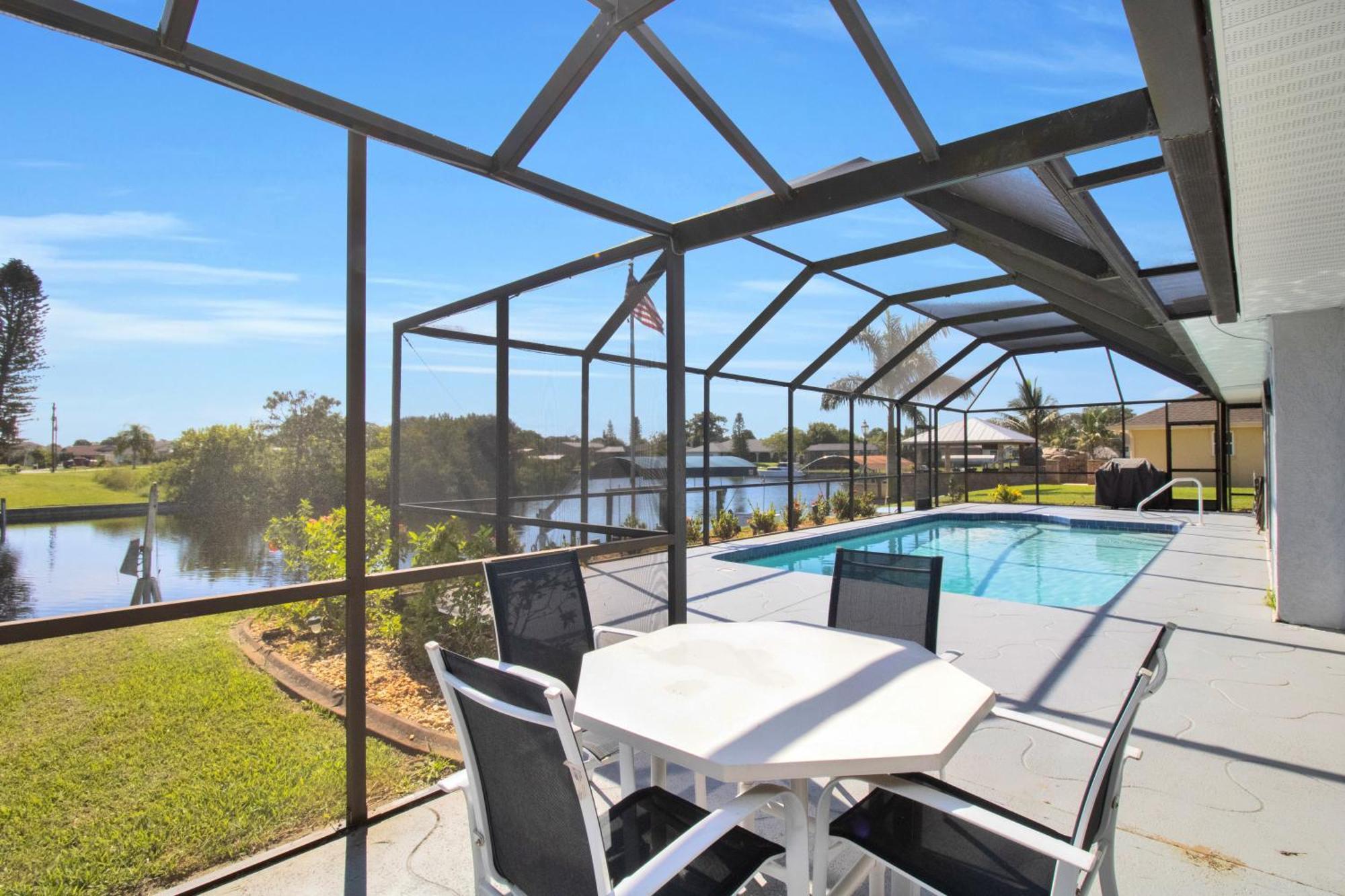 Pet Friendly Canal Front 3-Bedroom Grand Villa With Pool, Linai And Dock 夏洛特港 外观 照片