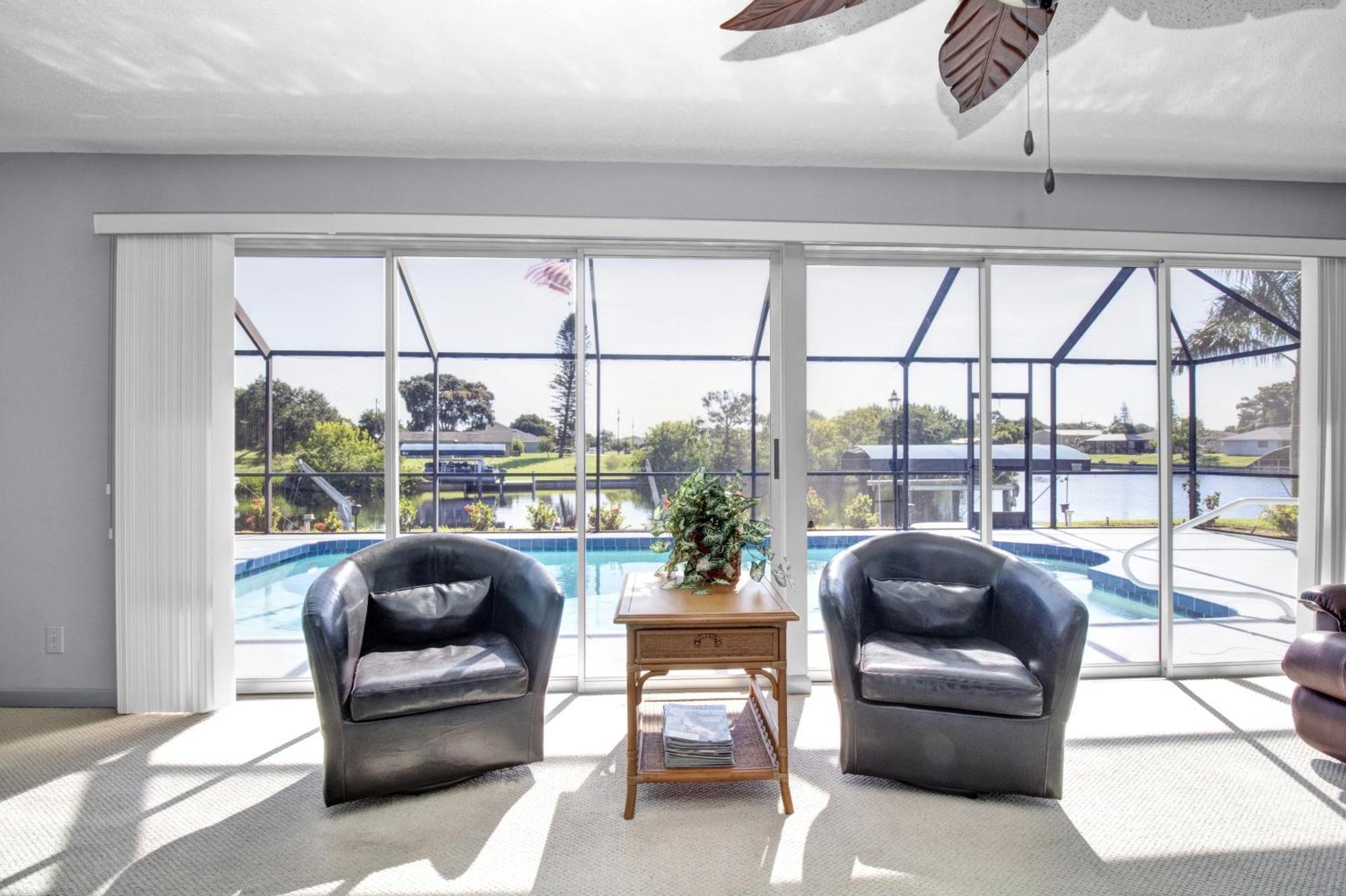 Pet Friendly Canal Front 3-Bedroom Grand Villa With Pool, Linai And Dock 夏洛特港 外观 照片